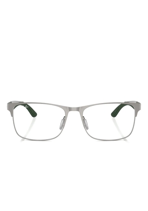 Ray-Ban RB7550 rectangle glasses - Silver