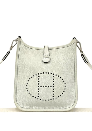 Hermès Pre-Owned 2024 Clemence Evelyne TPM crossbody bag - White