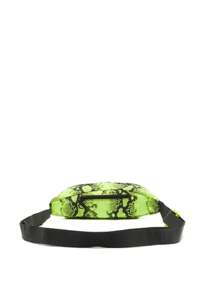 Off-White Pre-Owned snakeskin belt bag - Green