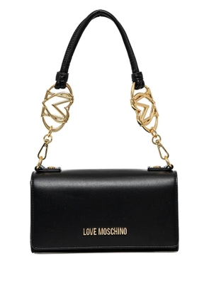Love Moschino logo-lettering tote bag - Black