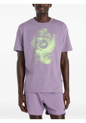 New Balance graphic-print T-shirt - Purple