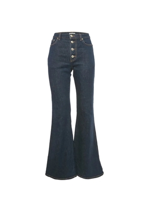 Sonia Rykiel Pre-Owned button-fastening flared jeans - Blue