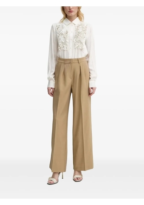 Bruuns Bazaar sequin-embellished collared shirt - White
