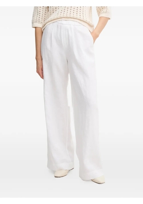 OUI elasticated trousers - White