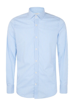 Tintoria Mattei striped button-up shirt - Blue