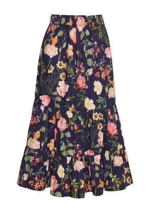 Cara Cara Chase midi skirt - Blue