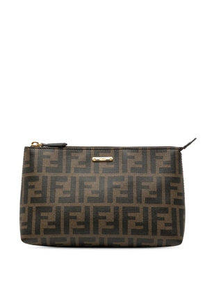 Fendi Pre-Owned 2010-2025 Zucca Coated Canvas pouch - Brown