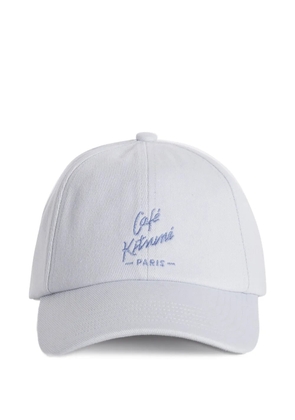CAFÉ KITSUNÉ embroidered-detail cap - White