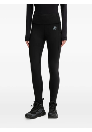 Mammut logo-print leggings - Black
