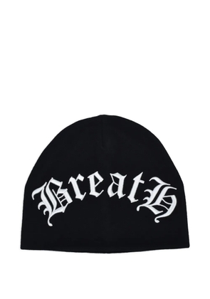 BREATH logo beanie hat - Black