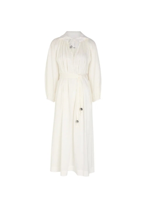 Lisa Marie Fernandez belted maxi dress - White