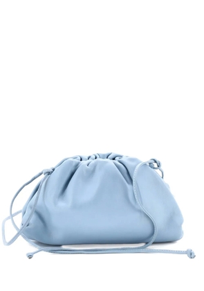 Bottega Veneta Pre-Owned The Pouch Leather Mini crossbody bag - Blue