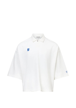 Blackjack embroidered polo shirt - White