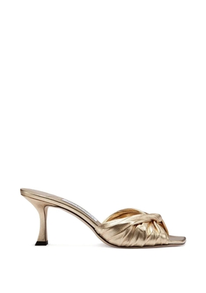 Jimmy Choo Skye twist mules - Gold