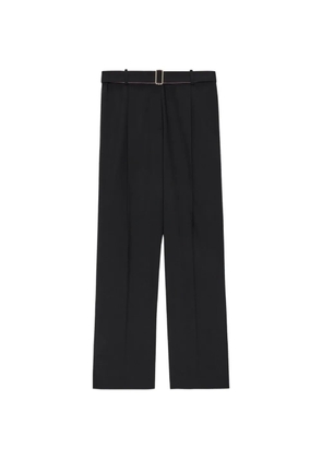 MSGM belted-waist tailored trousers - Black