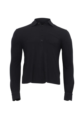 Tom Ford Vintage long-sleeve polo shirt - Black