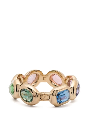 Swarovski mixed-cuts multicoloured bracelet - Gold