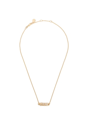 Stolen Girlfriends Club scripted-pin necklace - Gold