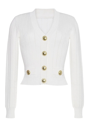 Cara Cara Lavira long-sleeve cardigan - White