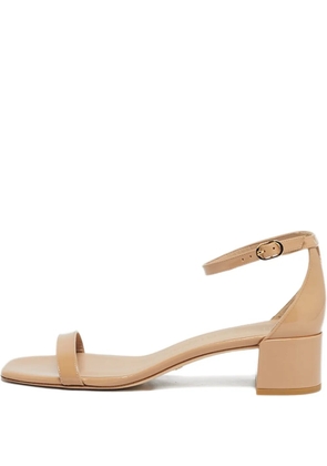 Stuart Weitzman Bambina block-heel sandals - Neutrals