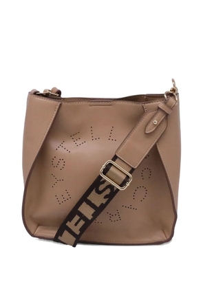 Stella McCartney Pre-Owned perforated logo shoulder bag - Neutrals