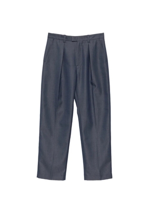 SANDRO pleated loose fit trousers - Blue