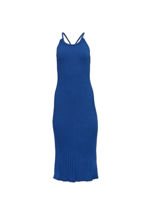 Proenza Schouler ribbed-knit midi dress - Blue
