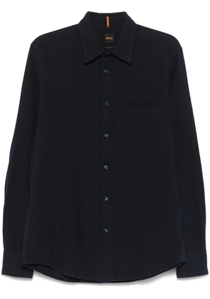 BOSS cotton shirt - Blue