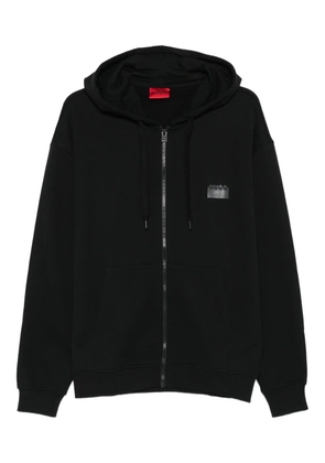 HUGO zip-up hoodie - Black
