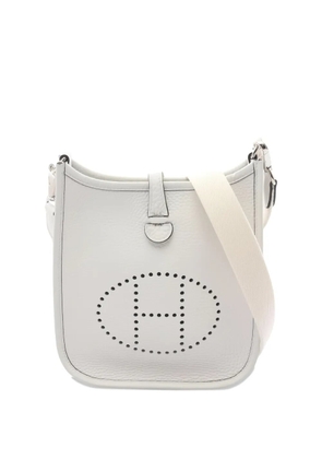 Hermès Pre-Owned 2025 silver hardware shoulder bag - White