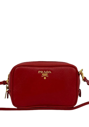 Prada Pre-Owned 2010-2026 Mini Saffiano Camera Bag crossbody bag - Red