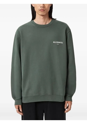 AllSaints Halcyon logo crew-neck sweatshirt - Green