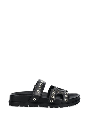 GUESS USA eyelet-detail sandals - Black
