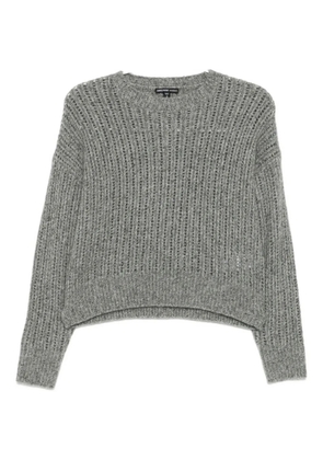 James Perse ladder-stitch jumper - Grey