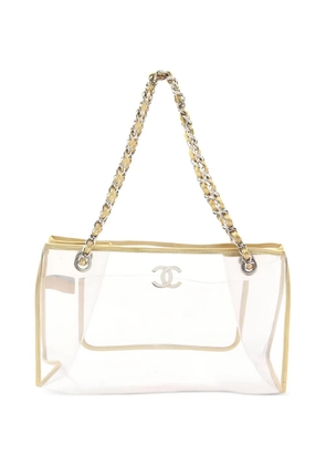 CHANEL Pre-Owned Coco Mark tote bag - White