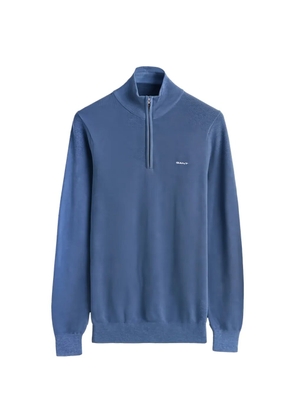 Gant zip polo shirt - Blue