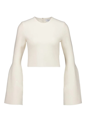 Gabriela Hearst Talos flared-sleeve knit top - Neutrals