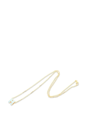 Hermès Pre-Owned 2020s letter pendant necklace - Gold