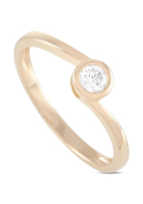 LB Exclusive 14K yellow gold diamond ring