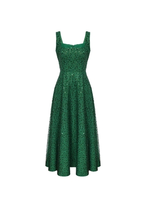 POST MERIDIEM sequin-embellished maxi dress - Green