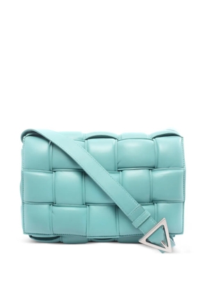 Bottega Veneta Pre-Owned 10s intrecciato shoulder bag - Blue