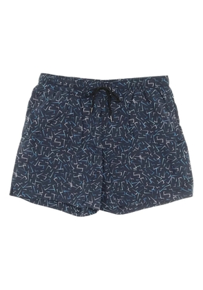 Hermès Pre-Owned 2020s patterned swim shorts - Blue