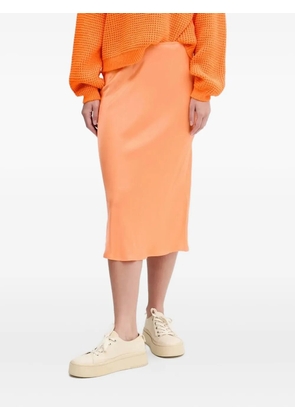 American Vintage Voogy bias-cut midi skirt - Orange
