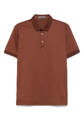 Corneliani jersey polo shirt - Brown