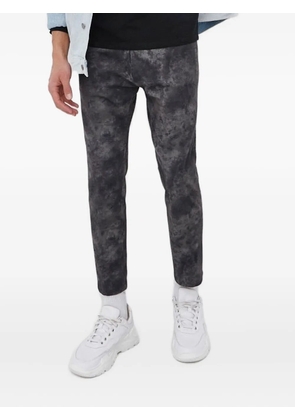 Drykorn tie-dye straight-leg trousers - Black