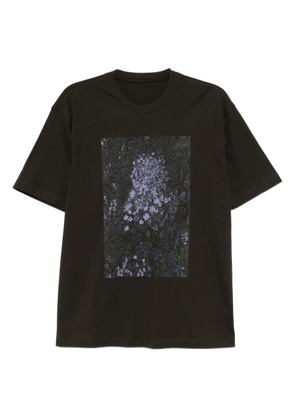 JNBY floral-print T-shirt - Brown