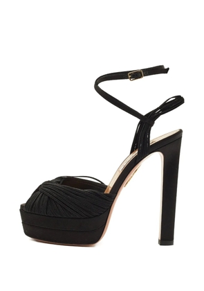 Aquazzura Bellini knot platform sandals - Black