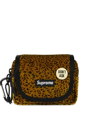 Supreme leopard belt bag - Brown