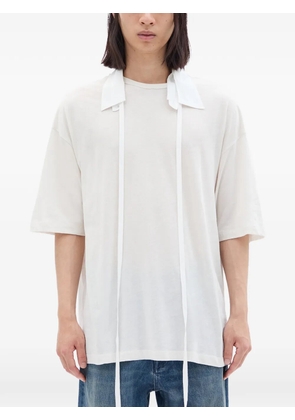 Ann Demeulemeester Danvald brushed jersey T-shirt - White