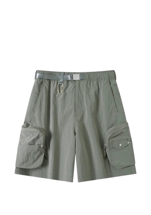 Spoonyard zip-pockets cargo shorts - Green